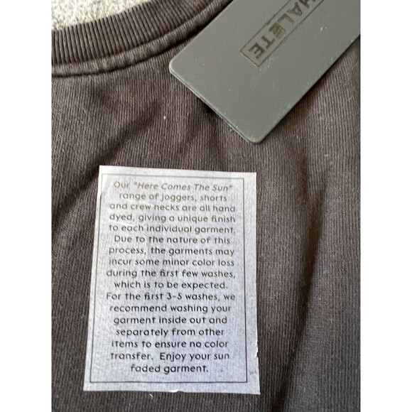 Alphalete Men’s Washed Raw - Cut Sweater - Black Bird, Size Large - Picture 6 of 8